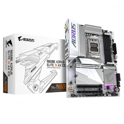 B650E A ELITE X ICE B650E A ELITE X ICE Gigabyte B650E Aorus Elite X Ax Ice Motherboard - Supports Amd Ryzen 8000 Cpus, 12+2+...