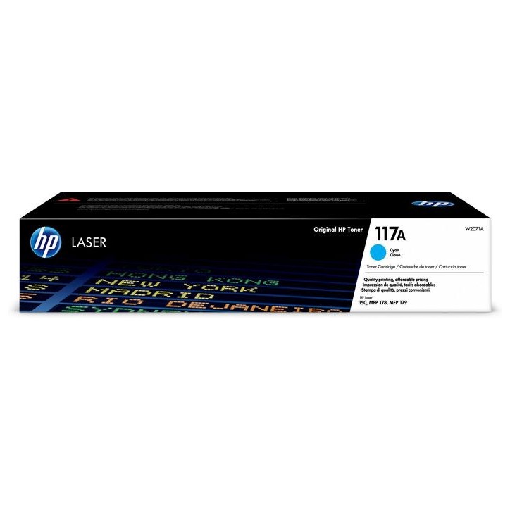 W2071A HP 117A Cyan Original Laser Toner Cartridge 1070865