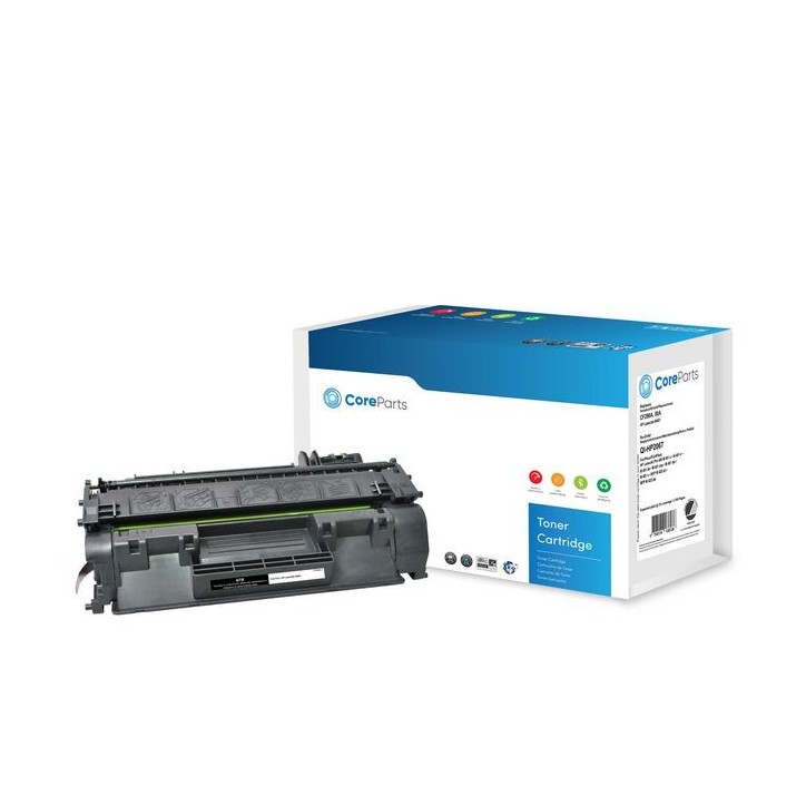 QI-HP2067 CoreParts Toner Black CF280A Pages: 2.700, Nordic Swan HP LaserJet M401 (80A) CF280A, APTHP280AE