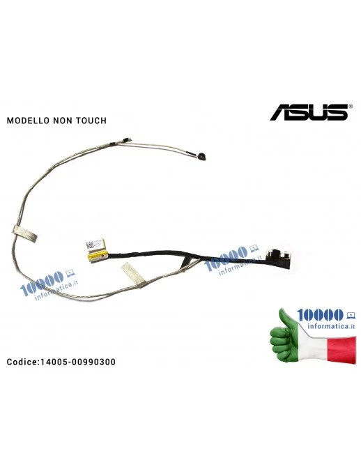 14005-00990300 Cavo Flat LCD ASUS S451 S451L S451LA S451LB S451LN [NO TOUCH] 14005-00990300