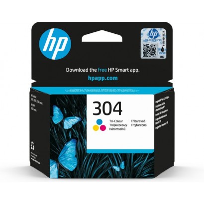 N9K05AE N9K05AE HP 304 Tri-Color Original Ink Cartridge