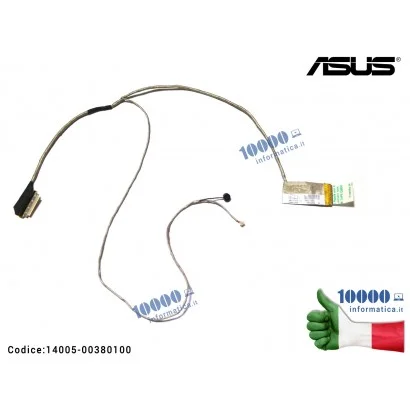 14005-00380100 Cavo Flat LCD ASUS X75 X75U X75A X75SV X75VD F75A F75VD XJ4 14005-00380100