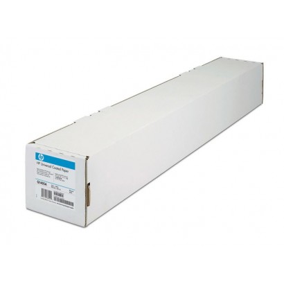 Q1405A Q1405A HP Universal Coated Paper - 914 mm x 45.7 m, 95 g/m², Matte, Wood fiber Q1405B