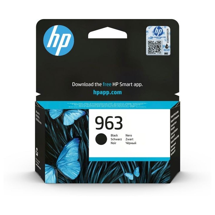 3JA26AE HP 963 Black Original Ink Cartridge 826019 3JA26AE HP 963 Black Original Ink Cartridge 826019