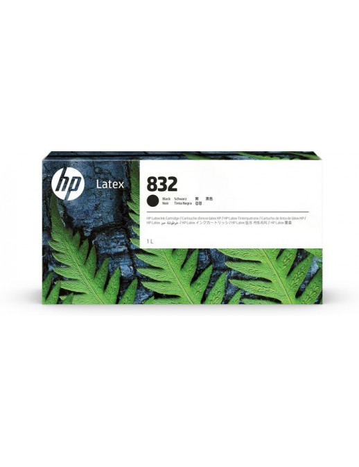 4UV75A 4UV75A HP 832 1-liter Black Latex Ink Cartridge