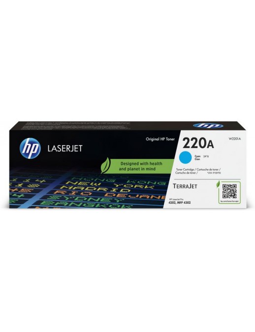 W2201A W2201A HP 220A Cyan Original Laserjet Toner Cartridge