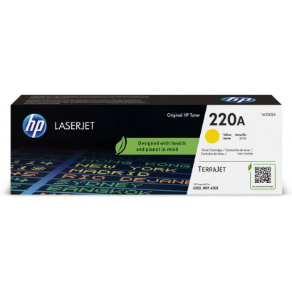 W2202A W2202A HP 220A Yellow Original Laserjet Toner Cartridge