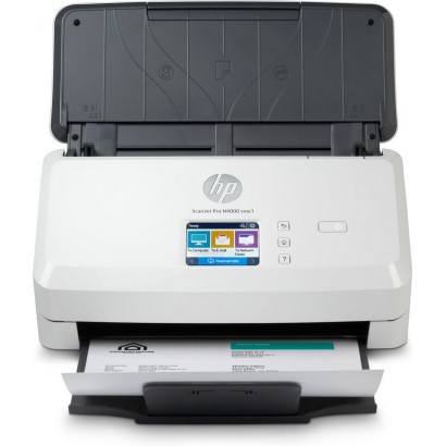6FW08A 6FW08A HP Scanjet Pro N4000 Snw1 Sheet-Feed Scanner Sheet-Fed Scanner 600 X 600 Dpi A4 Black, White