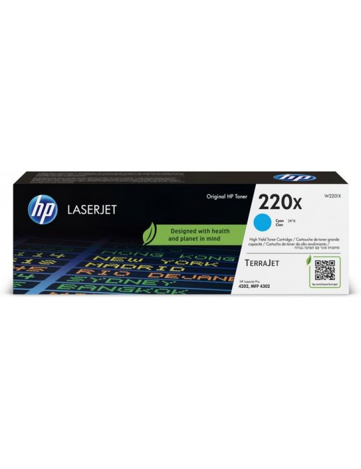 W2201X W2201X HP 220X Cyan Original Laserjet Toner Cartridge