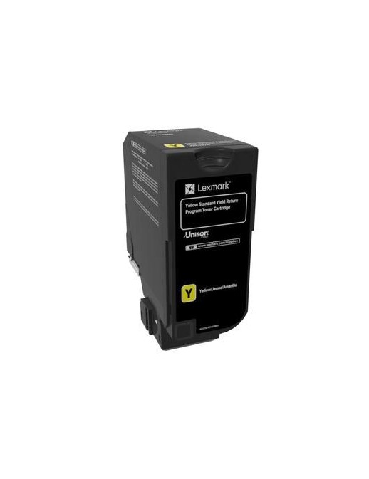 74C2SY0 74C2SY0 Lexmark 7K Yellow Return Program Toner Cartridge (CS72x, CX725) 792391