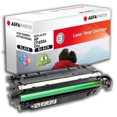 APTHPCF450AE APTHPCF450AE AgfaPhoto Toner Cartridge for HP LaserJet Enterprise M652, Black, 12500 pages
