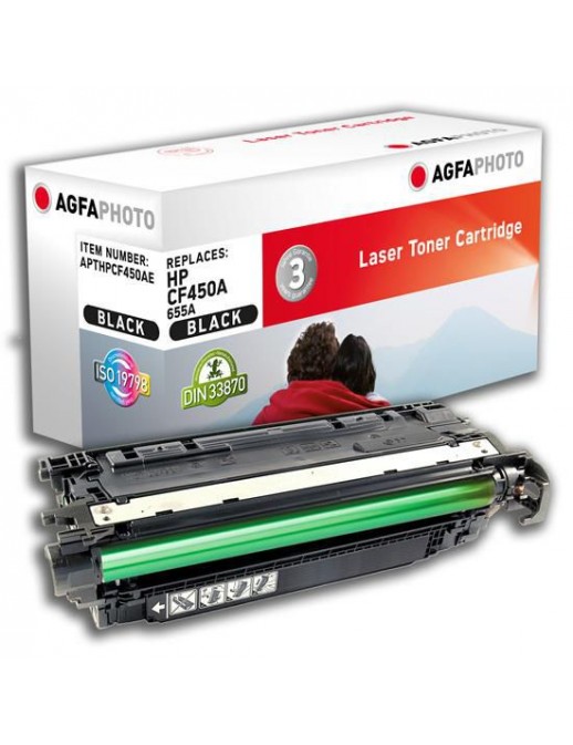 APTHPCF450AE APTHPCF450AE AgfaPhoto Toner Cartridge for HP LaserJet Enterprise M652, Black, 12500 pages