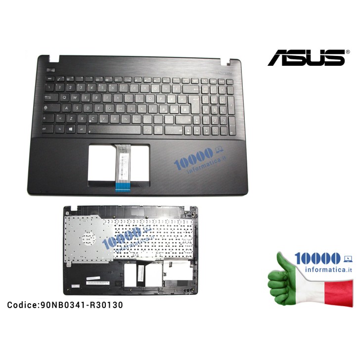 Tastiera Italiana Completa di Top Case Superiore ASUS X551CA P551CA R512CA F551CA D550CA MP-13K96I0-9201 0KNB0-610CIT00 AEXJCI00
