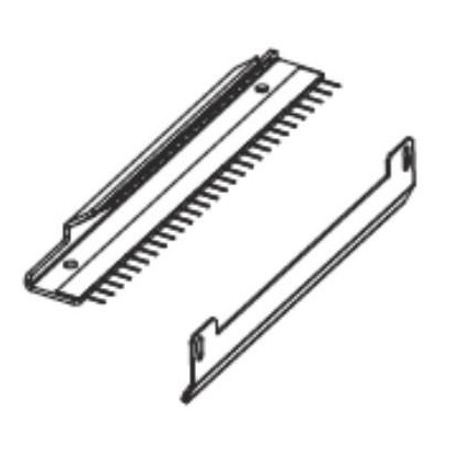 P1046696-043 P1046696-043 Zebra Kit Ribbon Strip Plate & Ribbon Static Brush ZE500-4 RH & LH