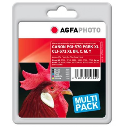 APCCLI571XLSET APCCLI571XLSET AgfaPhoto Ink, bk, b, c, m, y