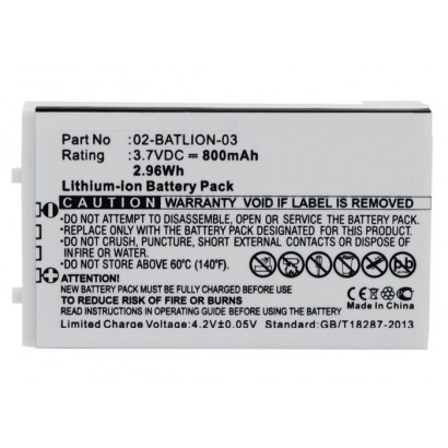 MBXPOS-BA0239 MBXPOS-BA0239 CoreParts Battery for Opticon Scanner 2.9Wh Li-ion 3.7V 800mAh White, OPL-7724, OPL-7734, OPL-970...