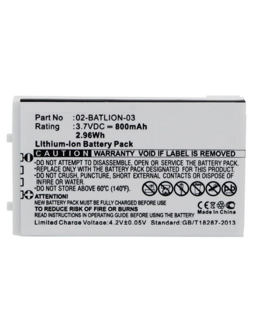 MBXPOS-BA0239 MBXPOS-BA0239 CoreParts Battery for Opticon Scanner 2.9Wh Li-ion 3.7V 800mAh White, OPL-7724, OPL-7734, OPL-970...