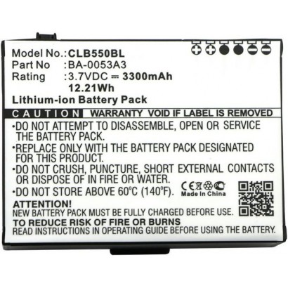 MBXPOS-BA0038 MBXPOS-BA0038 CoreParts Battery for CipherLab Scanner 12Wh Li-ion 3.7V 3300mAh Black, CP50, CP55 BA-0053A3, KB1...