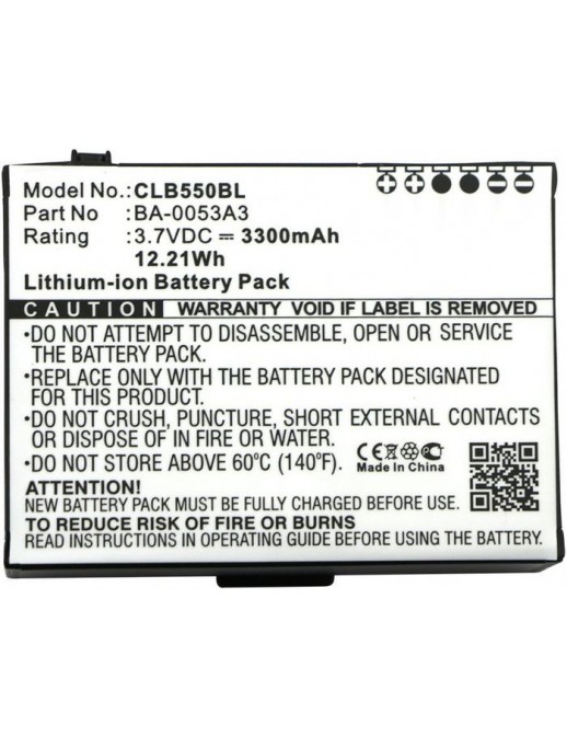 MBXPOS-BA0038 MBXPOS-BA0038 CoreParts Battery for CipherLab Scanner 12Wh Li-ion 3.7V 3300mAh Black, CP50, CP55 BA-0053A3, KB1...