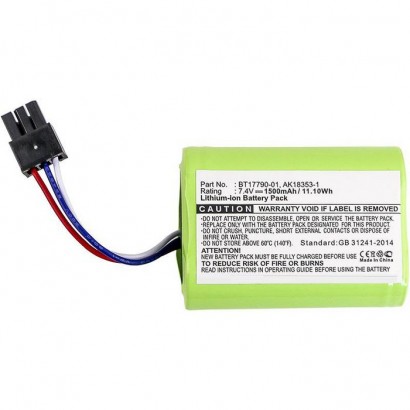 MBXPOS-BA0046 MBXPOS-BA0046 CoreParts Battery for Comtec Scanner and Zebra 11.1Wh Li-ion 7.4V 1500mAh Black MX420L, BT17790-2...