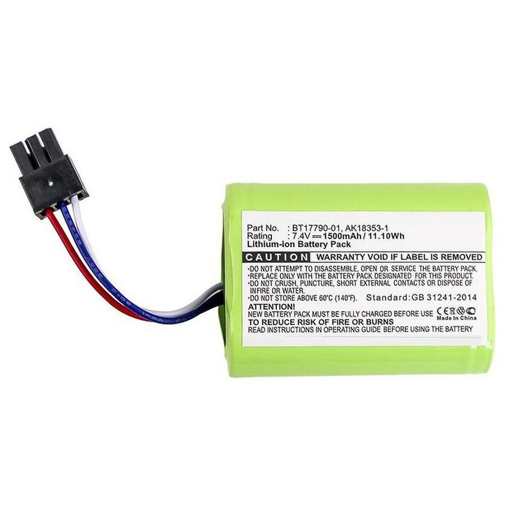 MBXPOS-BA0046 CoreParts Battery for Comtec Scanner and Zebra 11.1Wh Li-ion 7.4V 1500mAh Black MX420L, BT17790-2, BT17790-1, AK18