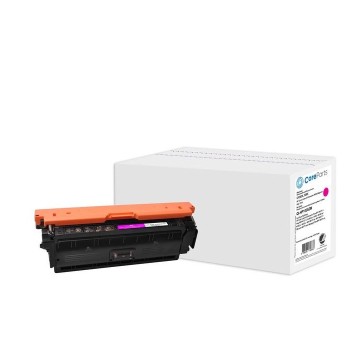 QI-HP1028ZM CoreParts Toner Magenta CF363X Pages: 9.500, Nordic Swan HP Color LaserJet Enterprise M553 (508X) High Yield Series QI-HP1028ZM CoreParts Toner Magenta CF363X Pages: 9.500, Nordic Swan HP Color LaserJet Enterprise M553 (508X) High Yield Series