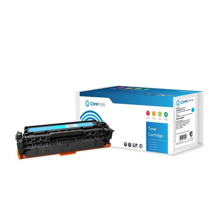 QI-CA1004C CoreParts Toner Cyan 2661B002AA Pages: 2.900, Nordic Swan Canon I-Sensys LBP-7200/7210/7660/7680 (718) Series 2661B00 QI-CA1004C CoreParts Toner Cyan 2661B002AA Pages: 2.900, Nordic Swan Canon I-Sensys LBP-7200/7210/7660/7680 (718) Series 2661B00