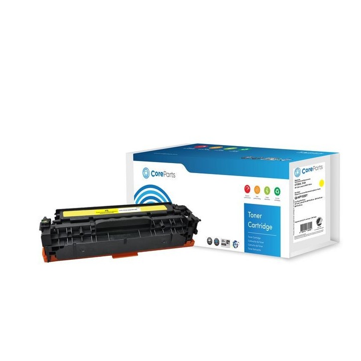 QI-HP1026Y CoreParts Toner Yellow CF382A Pages: 2.700, Nordic Swan HP Color LaserJet M476 (312A) Series CF382A, APTHPCF382AE