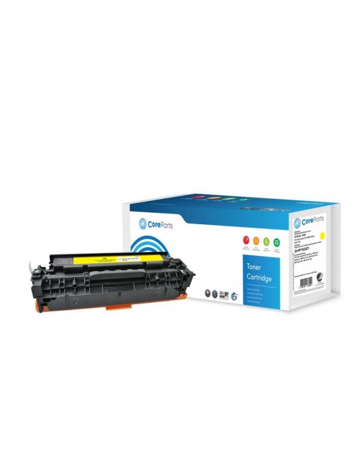 QI-HP1025ZY QI-HP1025ZY CoreParts Toner Yellow CF412X Pages: 5.000 Nordic Swan HP Color LaserJet Pro M452 (410X) High Yield S...