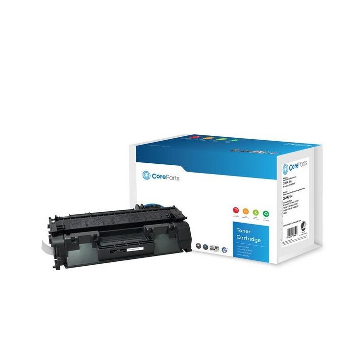 QI-HP2104 CoreParts Toner Black CE505A Pages: 2.300, Nordic Swan HP LaserJet P2035/P2055 (05A) CE505A, APTHP505AE