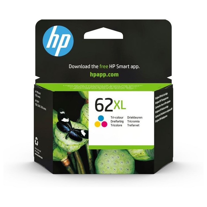 C2P07AE HP 62XL High Yield Tri-color Original Ink Cartridge C2P07AE HP 62XL High Yield Tri-color Original Ink Cartridge