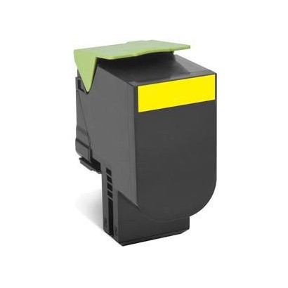 80C2HYE 80C2HYE Lexmark Yellow toner, 3000 pages, compatible with CX410de / CX410dte / CX410e / CX510de / CX510dhe / CX510dthe
