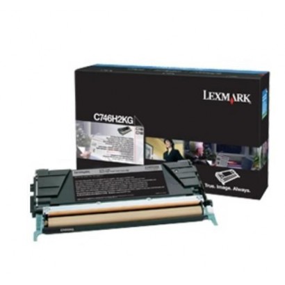 C746H3KG C746H3KG Lexmark Toner Cartridge Lexmark C 746 DN/DTN/N/748 DE/DTE/E, Black, 12000 Pages 825577
