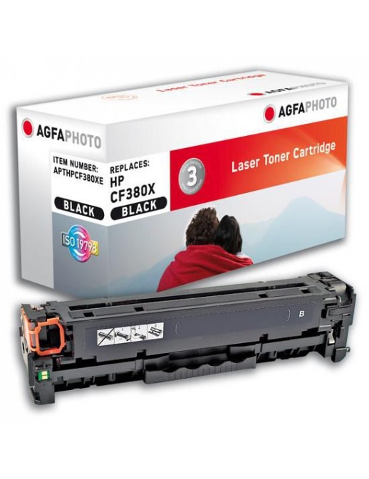 APTHPCF380XE APTHPCF380XE AgfaPhoto 4400 pages, black, replacement for HP CF380X