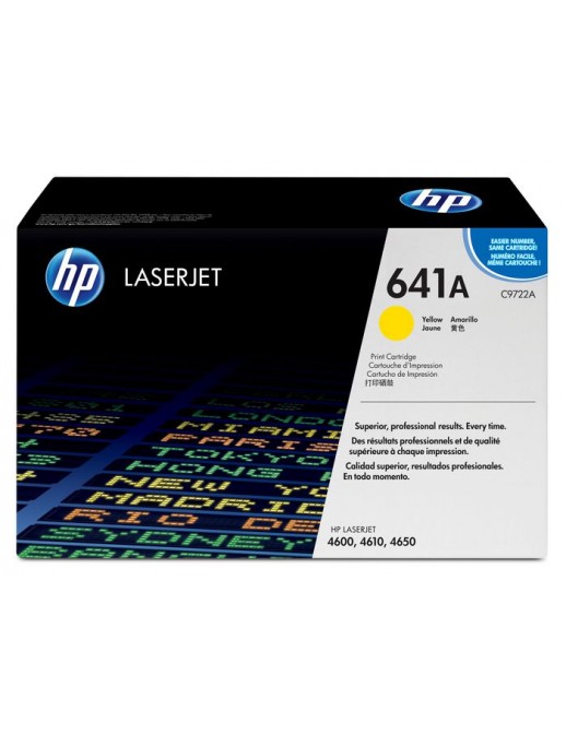 C9722-67901 C9722-67901 HP 641A Yellow Original LaserJet Toner Cartridge C9722A