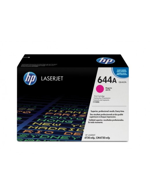 Q6463A Q6463A HP 644A Magenta Original LaserJet Toner Cartridge HPQ6463A
