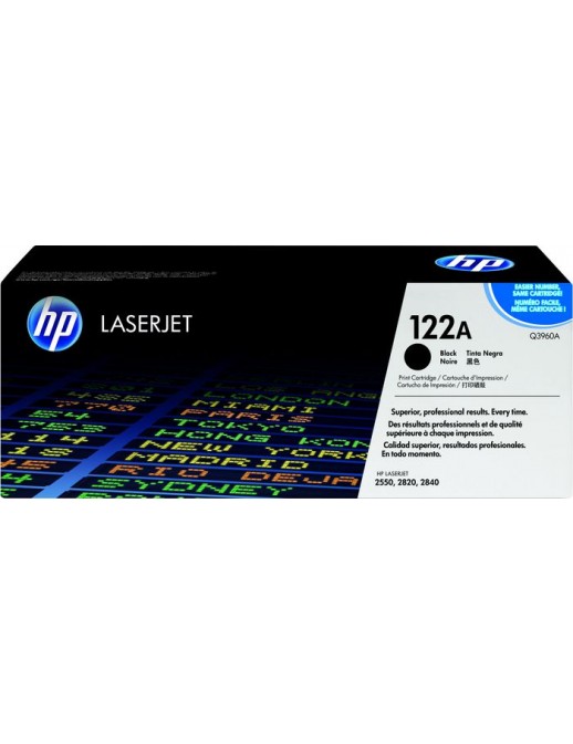 Q3960A Q3960A HP 122A Black Original LaserJet Toner Cartridge HPQ3960A