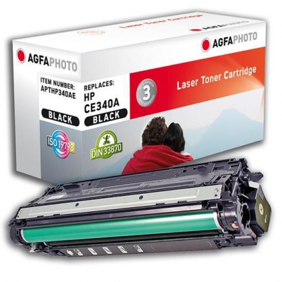 APTHP340AE APTHP340AE AgfaPhoto Toner Black, rpl CE340A / 651A CE340A, 651A, APTHP340AE