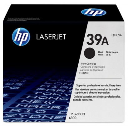Q1339A Q1339A HP 39A Black Original LaserJet Toner Cartridge HPQ1339A