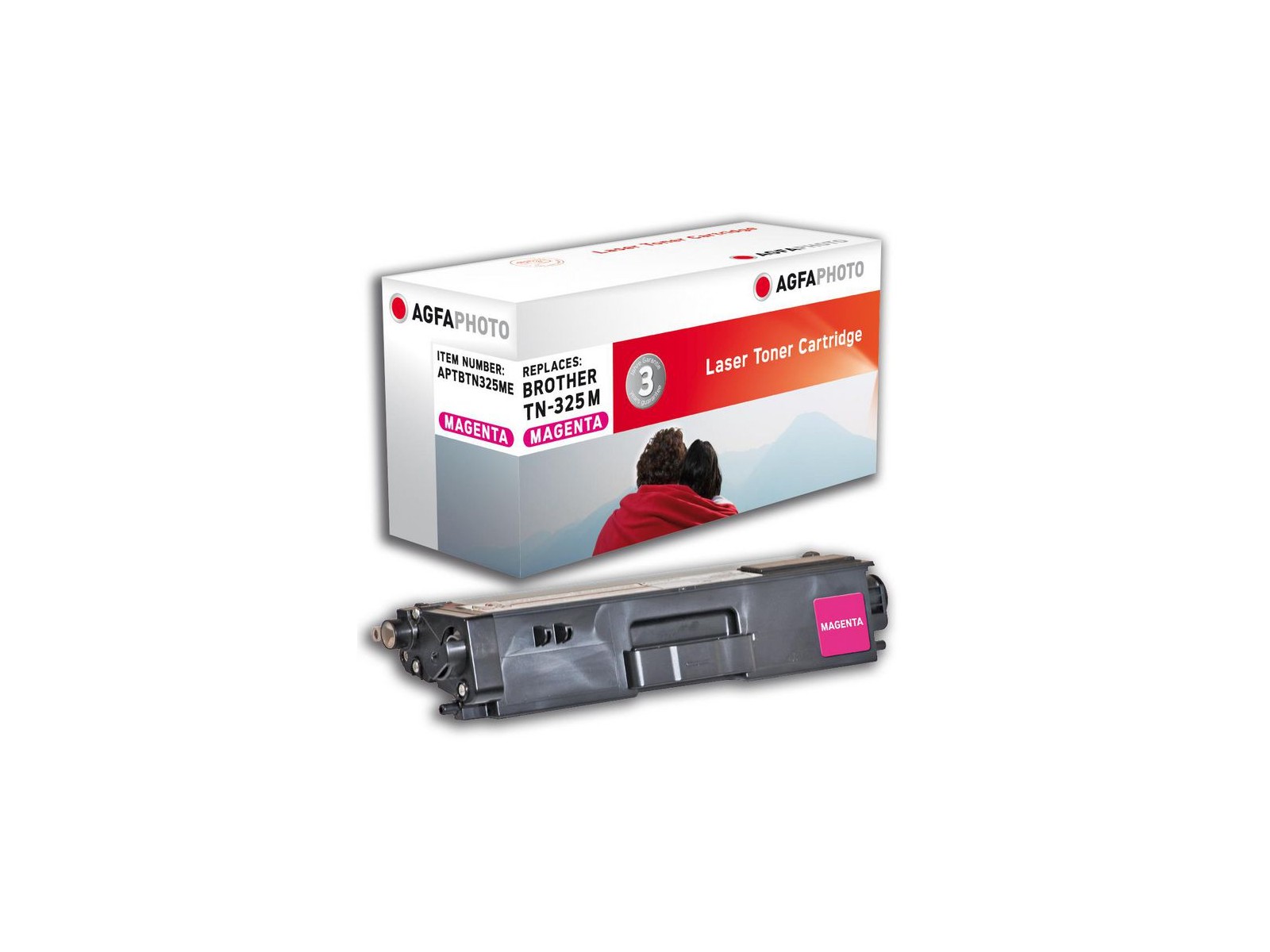 APTBTN325ME APTBTN325ME AgfaPhoto 3500 pages, Magenta TN325M, TN-325 M, APTBTN325ME