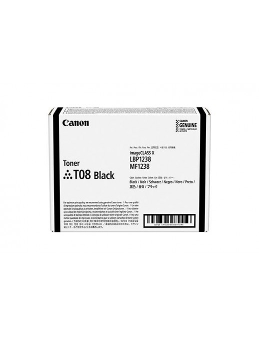 3010C006 3010C006 Canon Toner T08 Black Toner Cartridge 1 Pc(S) Original