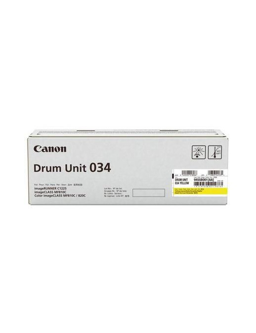 9455B001 9455B001 Canon Yellow Drum Unit for ImageClass Mf820Cdn/MF810Cdn Multifunction Printers, 34000 Sheets
