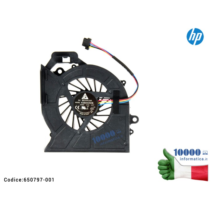 Ventola Fan CPU HP Pavilion DV6-6000 DV6-6100 DV7-2000 DV7-3000 DV6T-6000 KSB0505HB MG60090V1-C030-S99 MG60090V1-C060-S99 KSB050 Ventola Fan CPU HP Pavilion DV6-6000 DV6-6100 DV7-2000 DV7-3000 DV6T-6000 KSB0505HB MG60090V1-C030-S99 MG60090V1-C060-S99 KSB050
