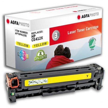 APTHP412XE APTHP412XE AgfaPhoto 3200 page yield, f/HP, yellow