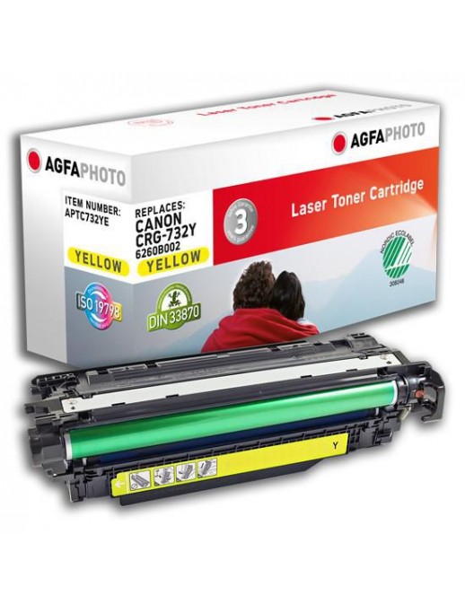 APTC732YE APTC732YE AgfaPhoto 6400 page yield, f/Canon, Yellow