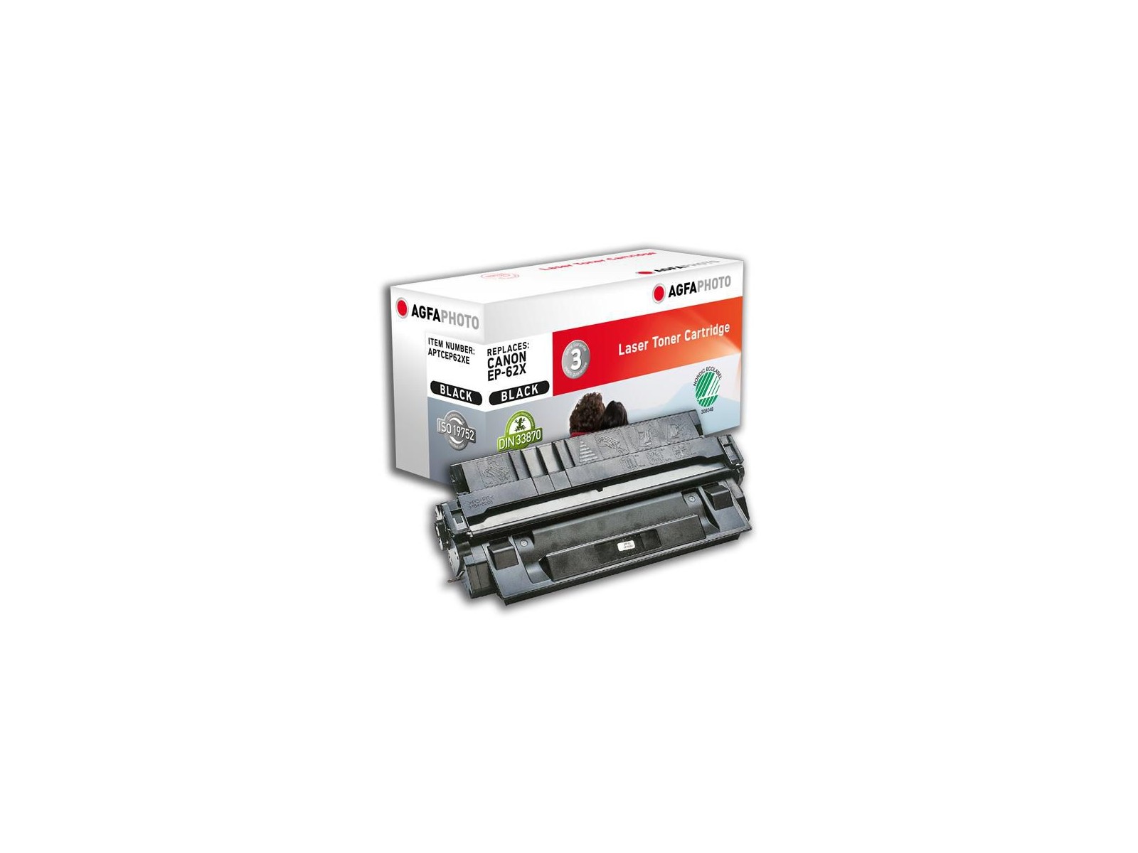 APTCEP62XE APTCEP62XE AgfaPhoto 10000 page yield, f/Canon, Black