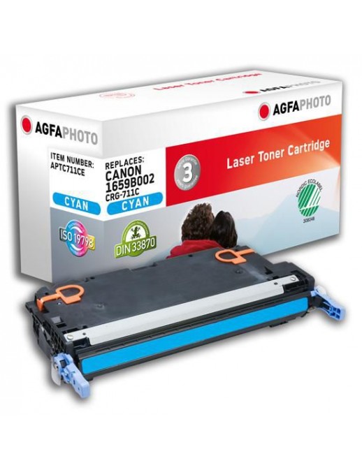 APTC711CE APTC711CE AgfaPhoto 6000 page yield, f/Canon, Cyan