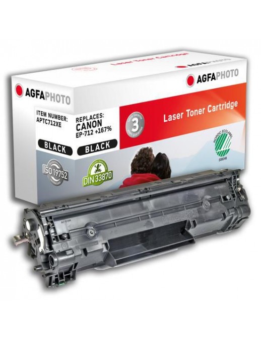 APTC712XE APTC712XE AgfaPhoto 4000 page yield, f/Canon, Black
