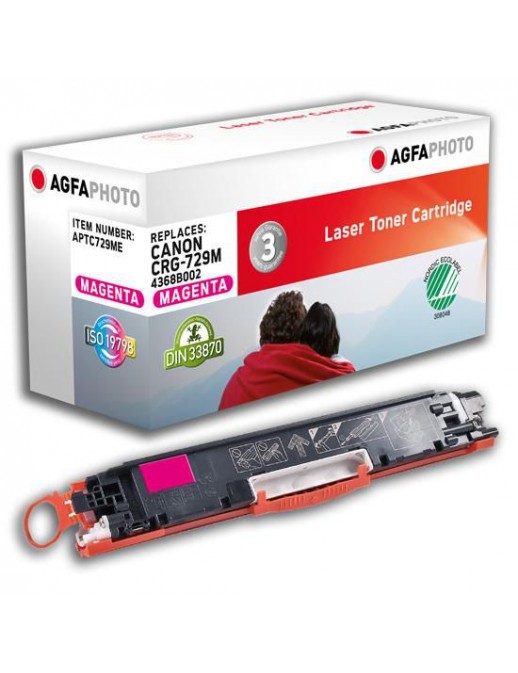 APTC729ME APTC729ME AgfaPhoto Toner Cartridge for Canon i-SENSYS LBP 7010C, 1000 pages, Magenta
