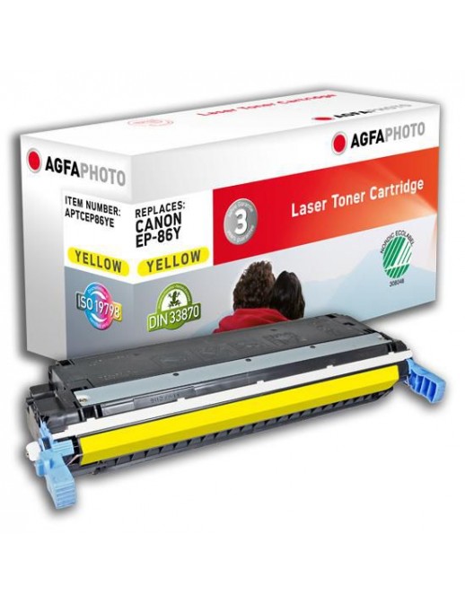 APTCEP86YE APTCEP86YE AgfaPhoto 12000 page yield, f/Canon, Yellow